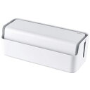 エレコム ケーブル収納ボックス 多機能 大 ホワイト EKC-BOX004WH