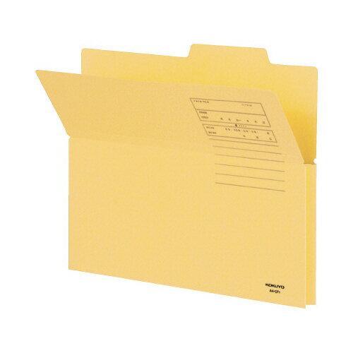 コクヨ KOKUYO 持ち出しフォルダー（カラー） A4 黄 A4-CFY グリーン購入法適応 エコマーク ★10個パック
