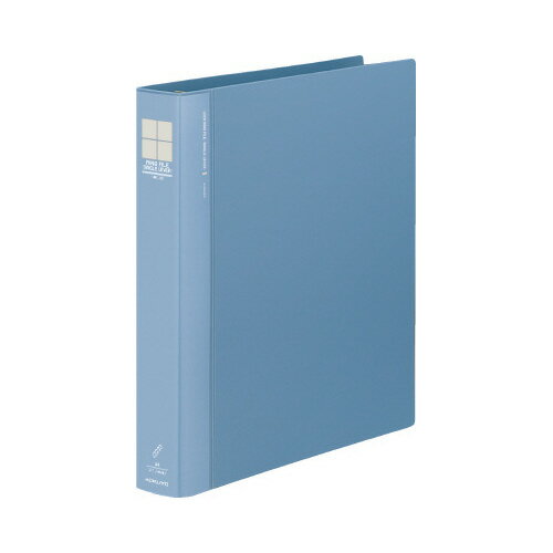 コクヨ KOKUYO ロック式リングファイル シングルレバー A4縦 内径37ミリ PP・4穴 青 フ-TLF444B グリーン購入法適応