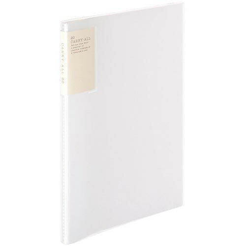 コクヨ KOKUYO クリヤーブック「キャリーオール」 A4縦 固定式20枚ポケット 透明 ラ-5001Tのサムネイル