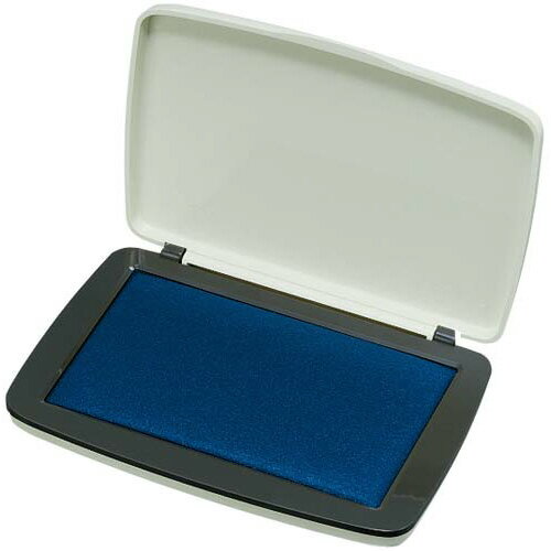 コクヨ KOKUYO スタンプ台（油性顔料タイプ）中形 2号 盤面サイズ：90×55mm 藍 IP-612B グリーン購入法..