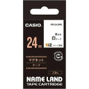 カシオ計算機 ネームランド テープカートリッジ マグネットテープ 白に黒文字24ミリ幅 XR-24JWE グリーン購入法適応 エコマーク(2)