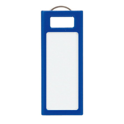 コクヨ KOKUYO キーホルダー名札「KEYSYS」 青 4個入 ナフ-S230B ★10個パック