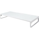 リヒトラブ 机上台(幅590mm)白 材質:スチール 組立式(工具付き) A7332-0
