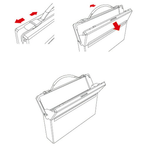 リヒトラブ ダレスバッグ A4 黒 最大収容幅55mm A660-24