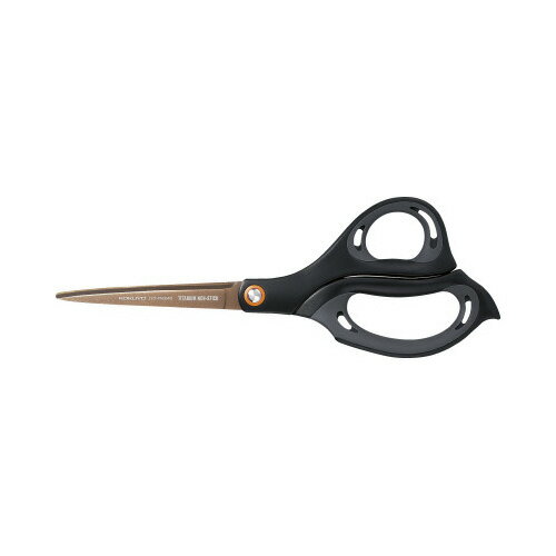 コクヨ KOKUYO ハサミ「エアロフィット・スペリオ」 チタン・グルーレス刃 刃渡り87mm 黒 ハサ-PH240D グリーン購入法適応 ★ネコポス