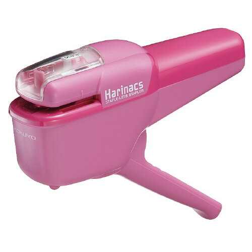 コクヨ KOKUYO 針なしステープラー「ハリナックス」 （ハンディ約10枚） ピンク SLN-MSH110P グリーン購入法適応