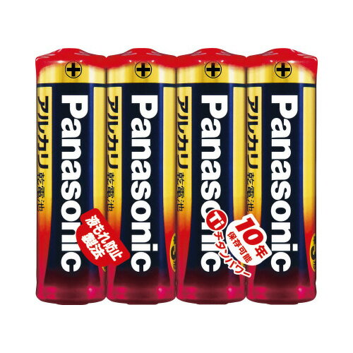 Panasonic アルカリ乾電池 単3形 4本入 LR6XJ/4SE グリーン購入法適応 ★10個パック