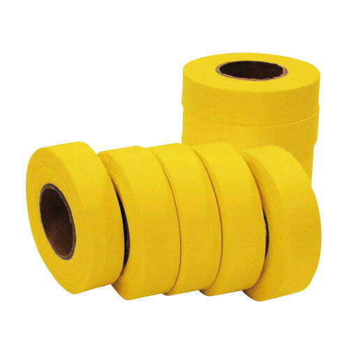 エヒメ紙工 紙テープ 黄 10巻パック 幅18mm×約30m KTAN-キイロ ★10個パック