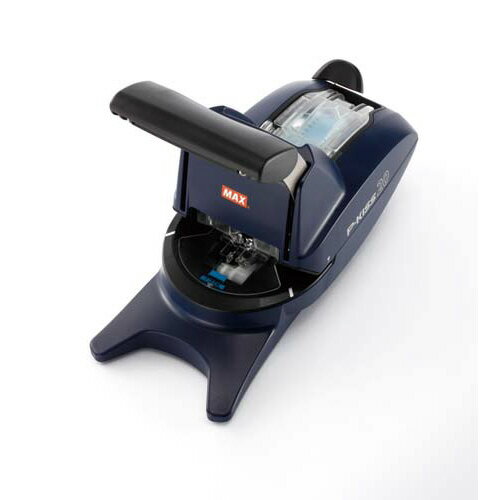 マックス 紙針ホッチキス ピーキス Nブルー PH−20DS/NB 紙針20枚綴じ PH-20DS/NB