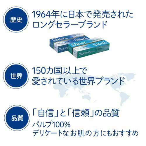日本製紙クレシア クリネックス ポケットティシュー 10組×15パック 47357