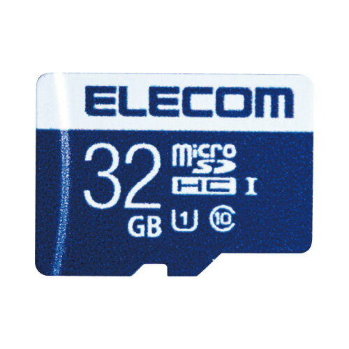 エレコム データ復旧マイクロSDHCカード UHS−I U1 45MB/s 32GB MF-MS032GU11R