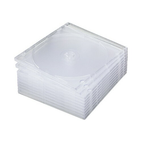 カウネット メディアケース PSスリムCDケース 10枚 4271-7843 ★10個パック