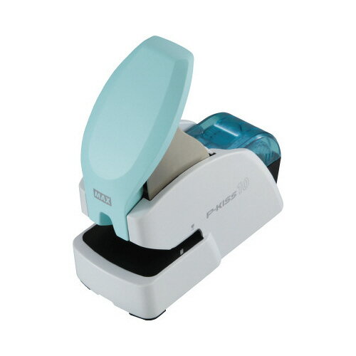 マックス 紙針ホッチキス ピーキス ホワイト PH−10DS/AB 紙針10枚綴じ PH-10DS/AB