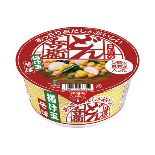 日清食品 ＃日清のあっさりおだしがおいしいどん兵衛 揚げ玉そば 12個 26284