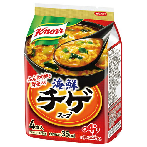 味の素 #クノール 海鮮チゲスープ 4食入 408481 味の素 #クノール 海鮮チゲスープ 4食入 408481