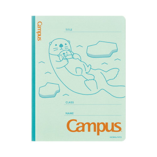 コクヨ KOKUYO キャンパスフラットファイル アニマル柄 A4縦 ラッコ フ-CA10-2 グリーン購入法適応