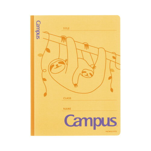 コクヨ KOKUYO キャンパスフラットファイル アニマル柄 A4縦 ナマケモノ フ-CA10-3 グリーン購入法適応