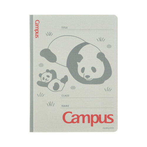 コクヨ KOKUYO キャンパスフラットファイル アニマル柄 A4縦 パンダ フ-CA10-4 グリーン購入法適応