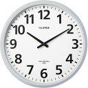 キングジム LADONNA 電波掛時計ザラ−ジ 省電力・防滴 直径500×厚さ58mm GDKB-001 グリーン購入法適応(3)