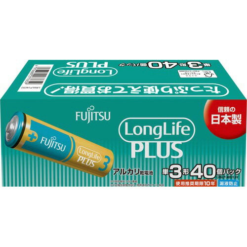 FDK アルカリ乾電池ロングライフプラス 単3形 40本入り LR6LP-40S グリーン購入法適応 FDK アルカリ乾電池ロングライフプラス 単3形 40本入り LR6LP-40S グリーン購入法適応