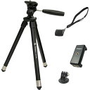 キング 小型8段三脚 FZ-158+ ブラック(付属品付き) FZ-158+