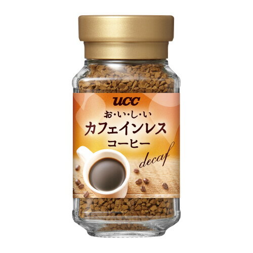 UCC　＃おいしいカフェインレスコーヒー　本体　45g　インスタントコーヒー　390117　★お得な10個パック