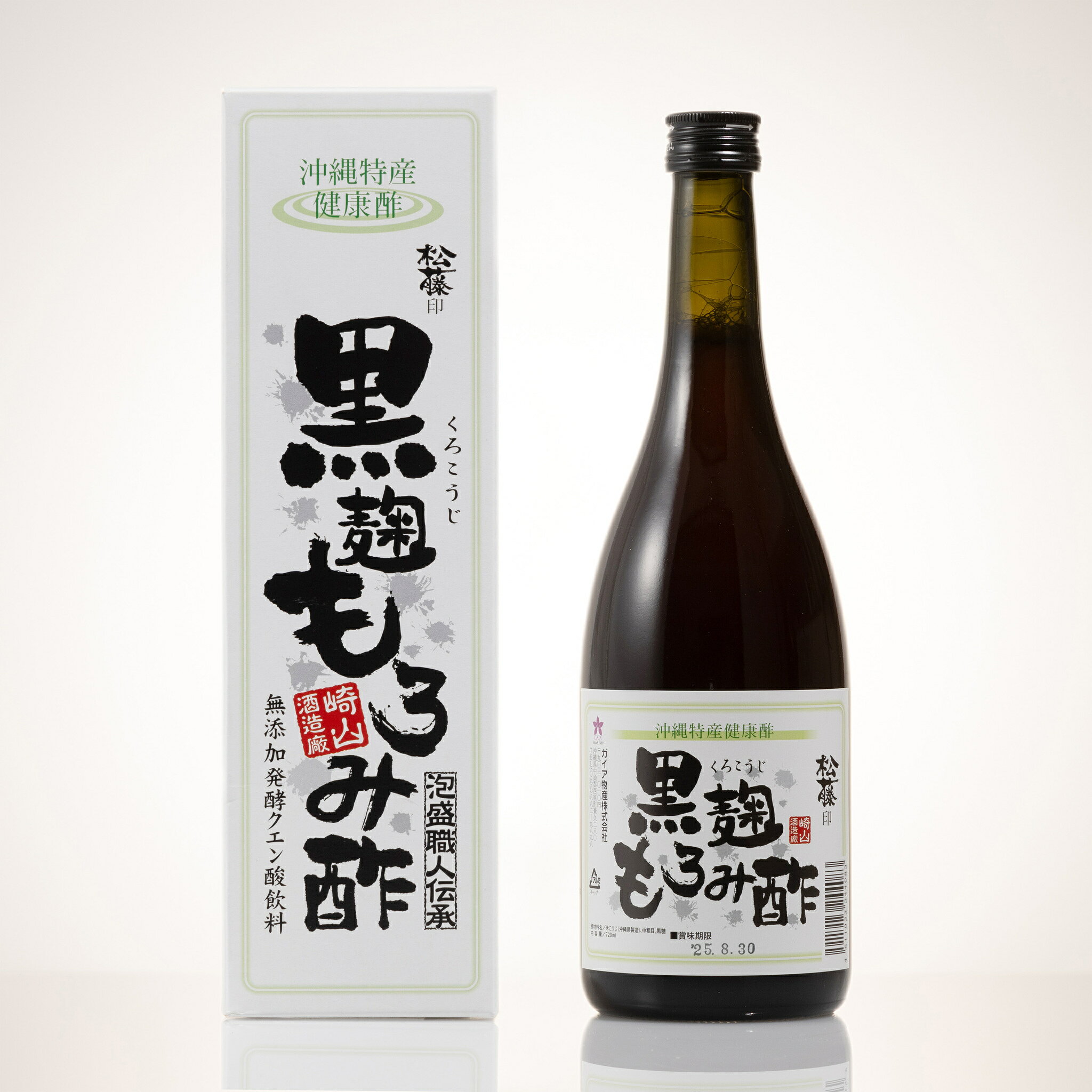 松藤 黒麹もろみ酢 720ml [崎元酒造廠 もろみ酢 清涼飲料水 健康 ノンアルコール 1本]