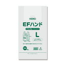 レジ袋 100枚 EFハンド ビニール袋 L ナチュラル (半透明) シモジマ HEIKO