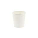 紙コップ ペーパーカップ 3オンス (MAX約95ml) ホワイト 100個入 口径56×高58×底径40mm シモジマ HEIKO