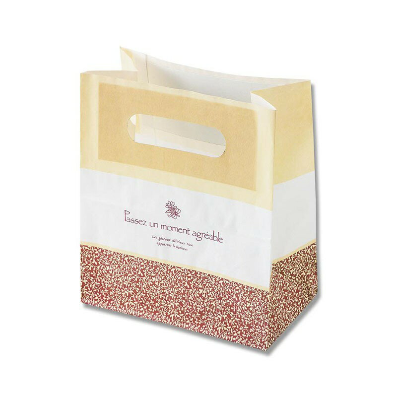 【楽天スーパーセール限定特価】紙袋 角底手提げ袋 ベビーバッグ 小 アプリ 幅160×マチ90×高180mm 25枚入 業務用 ラッピング シモジマコード004...