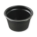 食品 容器 30個 MFPドリスカップ 115-380 黒 W エフピコ