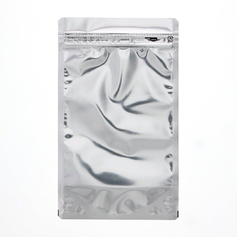 チャック 付き アルミ ポリ袋 片面 透明 50枚 ラミジップ スタンドパック バリアタイプ VCZ-14 生産日本社 セイニチ