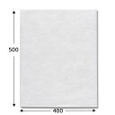 不織布袋 50枚 商品保護 緩衝材 N ノンパピエバッグ 白 40-50 シモジマ HEIKO