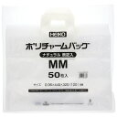 手提げ ポリ袋 50枚 ポリチャームバッグ MM ナチュラル 表記入り シモジマ HEIKO