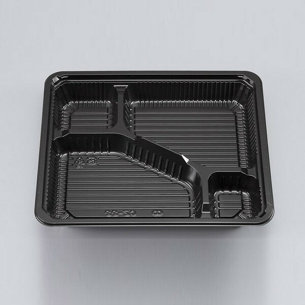 弁当 容器 50枚 本体 新CZ-22 BS 黒 シーピー化成