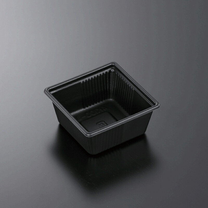 惣菜 容器 50枚 SDキャセロ 本体 4K 100-46 BK 黒 中央化学