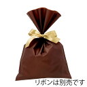 カラー ポリ 袋 20枚 マット LD 24-36 焦げ茶 シモジマ HEIKO