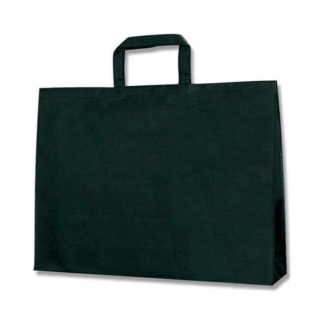 不織布 手提げ袋 10枚入 黒サイズ 幅530×マチ120×高400mm (L) シモジマ HEIKO