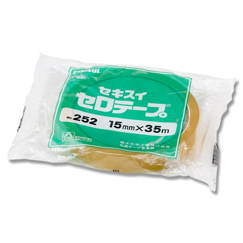 セロ テープ 1巻 15×35 No.252 粘着テープ 積水化学工業