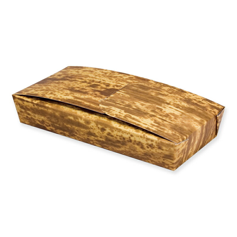 【楽天大感謝祭SALEポイント5倍】弁当箱 使い捨て 食品容器 50枚入 つつみ 竹皮柄 PPL-1 ペーパークラフト