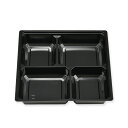 仕出し 弁当 容器 中仕切 50枚 紙ボックス MSD 70-70 黒 エフピコチューパ