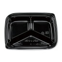 惣菜 容器 100枚 グルメLP 本体 500-3 黒 エフピコチューパ