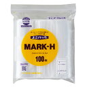 【楽天スーパーセール限定特価】チャック 付き ポリ袋 100枚 (A5用) ユニパック マーク付き MARK-H 生産日本社 セイニチ