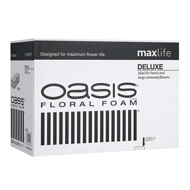 【楽天スーパーセール限定特価】オアシス フローラルフォーム マックスライフ デラックス 1箱(48個入)