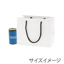 HEIKO 紙袋 手提げ紙袋 ブライトバッグ 23-12 白(MT) 幅230×マチ120×高180mm 10枚入 ホワイト 業務用 ラッピング シモジマコード...