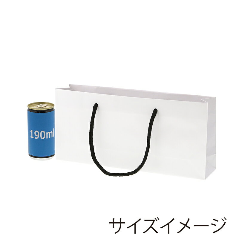 HEIKO 紙袋 手提げ紙袋 ブライトバッグ 30.5-6.5 白(MT) 幅305×マチ65×高140mm 10枚入 ホワイト 業務用 ラッピング シモジマコード006138930
