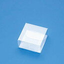 透明 ギフト ボックス 10枚 PVC クリスタルボックス V-5 無地 組み立て式 シモジマ HEIKO