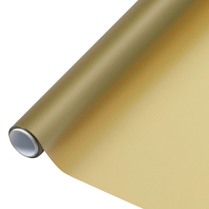 花 ラッピング ペーパー 1本 レインボウラップ NO.49 ゴールド シモジマ HEIKO