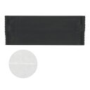 HEIKO 不織布おしぼり 平 180mm×210mm 黒フィルム包装 200枚 シモジマコード:004711065
